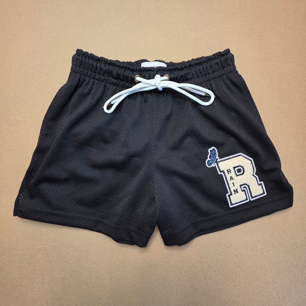 Ryoko Rain Classic Mesh Athletic Shorts Black Sz Small Unisex Made In USA